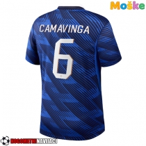 Moške Nogometnih dresov Francija Eduardo Camavinga #6 Domači SP 2026 Kratki rokavi